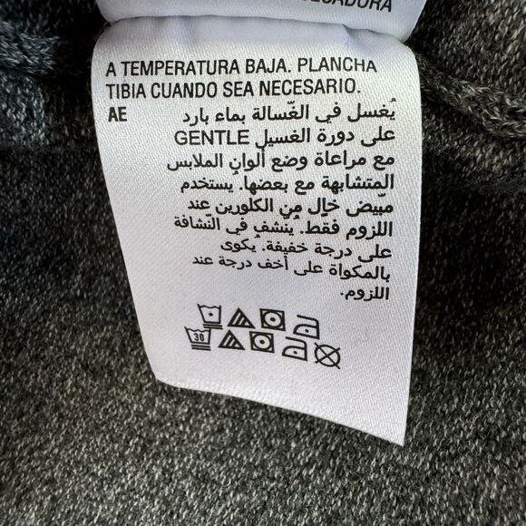 Alfani Men's Cotton Nylon Crewneck Sweater Charcoal Heather Size Small - Picture 9 of 10